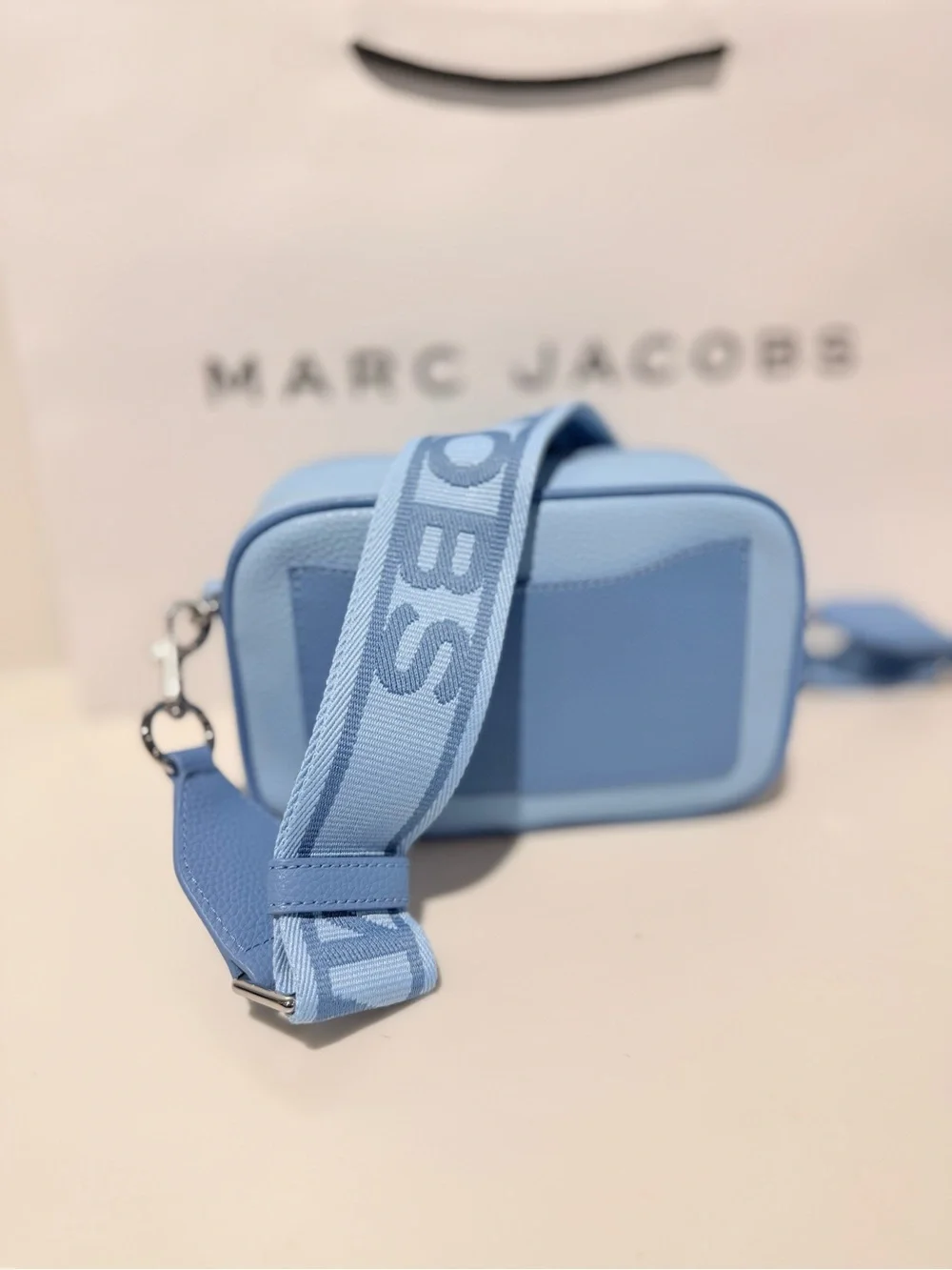 NWT Marc Jacobs bold camera bag - capri blue multi